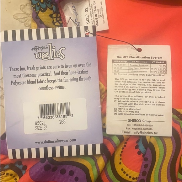 Dolphin Uglies practice swim suit size 32 - Picture 5 of 5